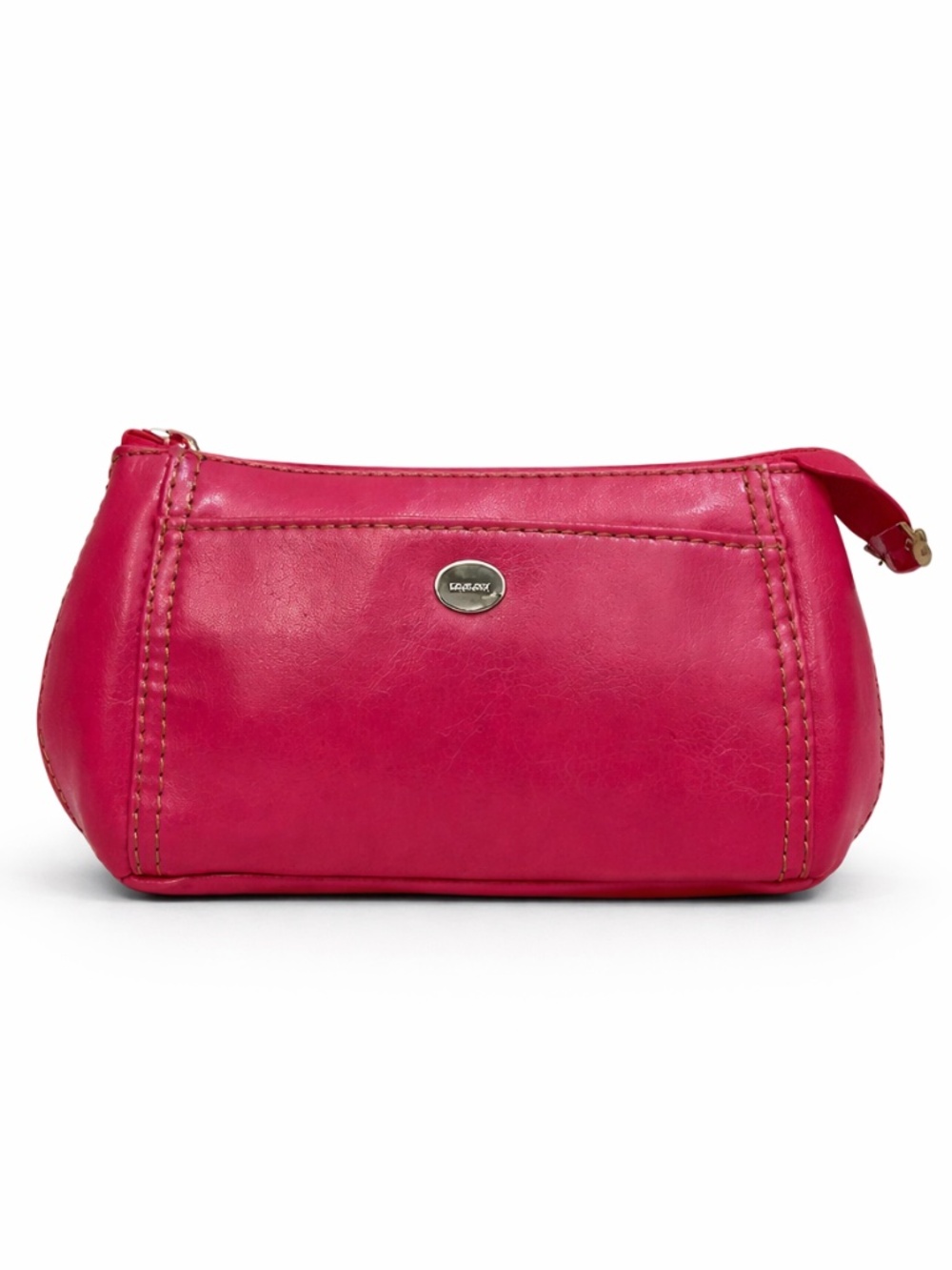 Vintage Nine West Pink Faux Leather Case with Mirror – OS EUC
